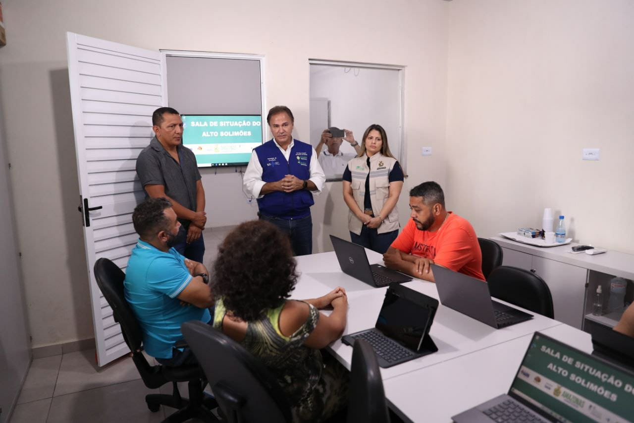 O governador Wilson Lima anunciou, durante visita a Tabatinga a instalação de 10 leitos de Unidade de Terapia Intensiva (UTI).