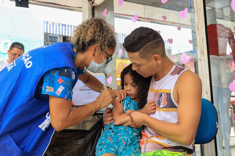 Crianças a partir de 3 anos de idade começam a ser vacinadas contra a Covid-19 na próxima segunda-feira, 18/7, em Manaus.