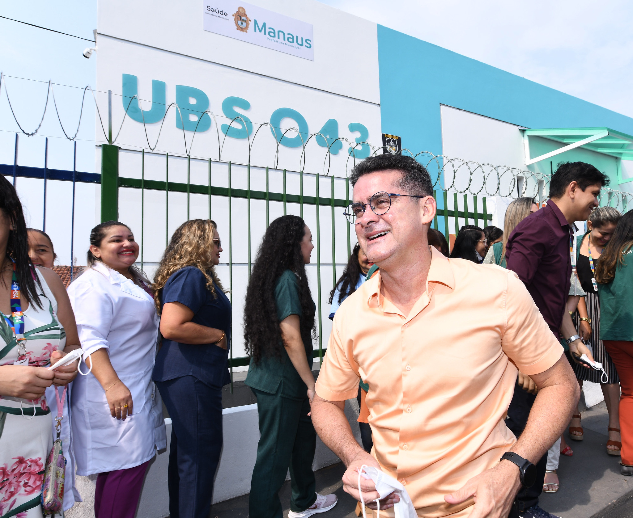 O prefeito de Manaus, David Almeida, entregou as novas instalações da Unidade de Saúde da Família (USF) no bairro Compensa 2.