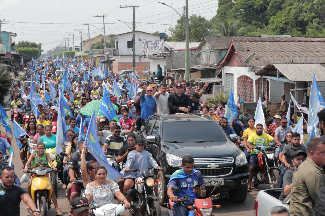 Entre as ações, candidato do União Brasil ressaltou a pavimentação da estrada Borba - Mapiá, um sonho antigo da população