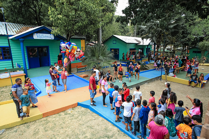 Em comemoração ao Dia das Crianças, a Prefeitura de Manaus promoveu um dia repleto de diversão e atividades