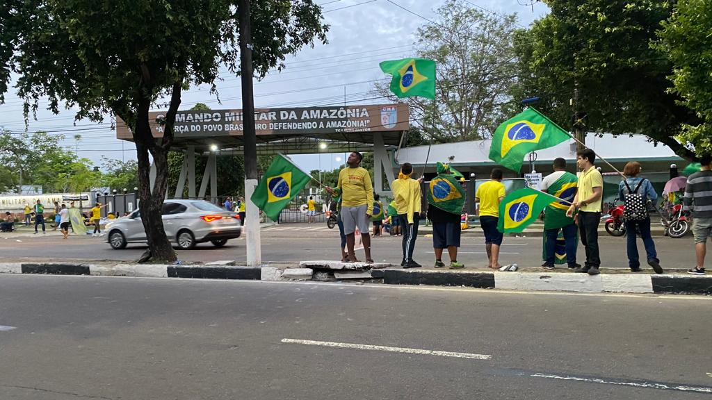 Cansados e sem apoio do presidente Bolsonaro movimento fica esvaziado na capital mais bolsonarista do Norte