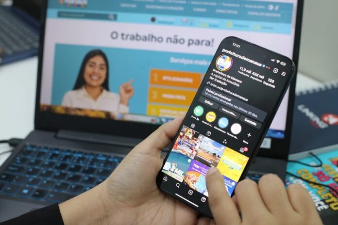 O perfil oficial da Prefeitura de Manaus obteve a 4ª colocação no ranking geral de melhores perfis de Prefeituras do Brasil nas redes sociais.